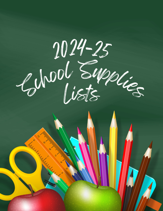  2024-25 School Supplies Lists